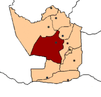 Location in the Misiones Department