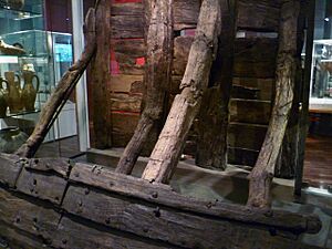 Timber revetment, c.1220 A.D.