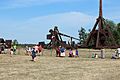 Trebuchets at Middelaldercentret, 2014