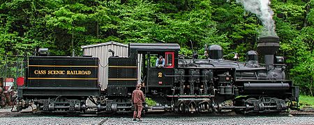 2003-05-16 Cass RR Shay Engine, Cass, WV USA