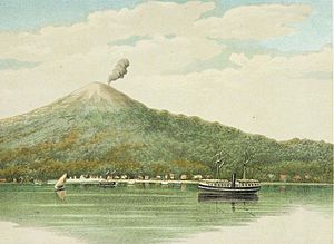 COLLECTIE TROPENMUSEUM Uitzicht op Ternate TMnr 3728-865