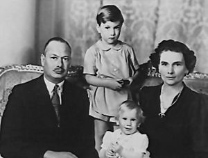 Duke and Duchess of Gloucester with sons