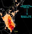 Fran 1996 rainfall