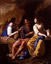 Gentileschi, Artemisia - Lot and his Daughters - 1635-1638