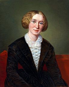 George Eliot, por François D'Albert Durade