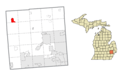 Location within Oakland County