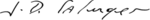 J. D. Salinger Signature.svg