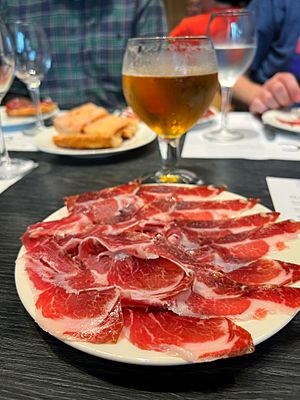 Jamón ibérico tapa