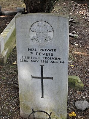 Leinster Regiment tombstone