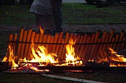 Lemang cooking.jpg