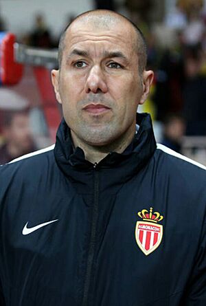 Leonardo Jardim sous les couleurs de l'AS Monaco en 2017