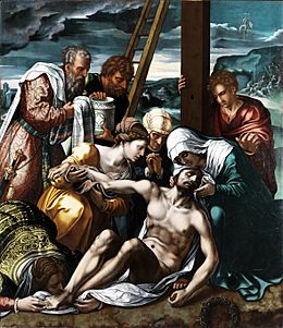 Marcus Gheeraerts I - The lamentation of Christ