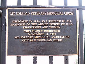 Mt.Soledad Plaque