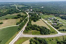 Wisconsin Highway 54 runs through town