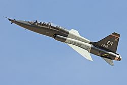 A Northrop T-38C Talon operated by the 88th Flying Training Squadron, part of the 80th Flying Training Wing based at Sheppard AFB.