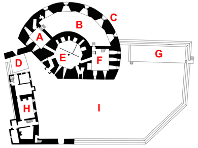 Portland Castle plan