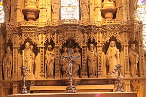 Reredos, St Aidan's Church, Bamburgh