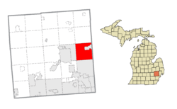 Location within Oakland County