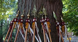 Somerset Morris' staves