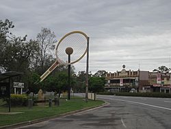 Tennis Racquet Sculpture commemorating Evonne Goolagong 3