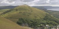 Bindon Hill from the west