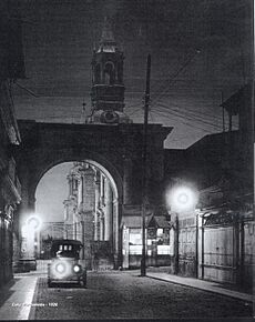 Calle Mercaderes in 1926, Arequipa