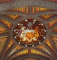 Coat of arms of Manchester under Town Hall tower - geograph.org.uk - 1128074