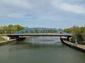 Dorsten, brug over Wesel-Datteln kanaal foto6 2011-04-09 16.55