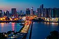 Empty Singapore-Malaysia Causeway