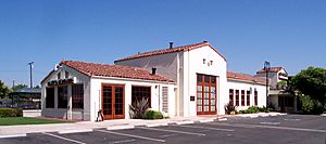 Former ATSF Station in Orange CA 7-14-04