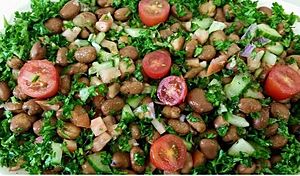 Ful medames salad