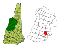 Location in Grafton County, New Hampshire