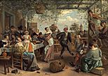 Jan Steen - The Dancing Couple - Google Art Project