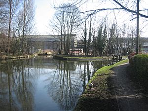 Nash mills during demolition