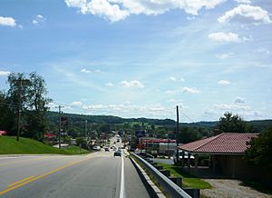 North Center Avenue View overlooking the business district