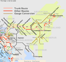 Northeast India railway