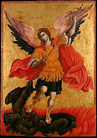 Poulakis Theodoros - The archangel Michael - Google Art Project