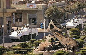 Sandals Monument in Asmara