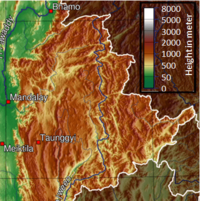 Shan State topo