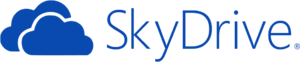 Skydrive logo and wordmark