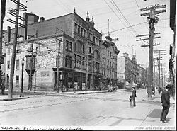 St Laurent St Montreal Canada 1921