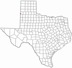 Location of Farwell, Texas