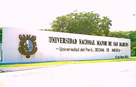 UNMSM muraldebienvenida