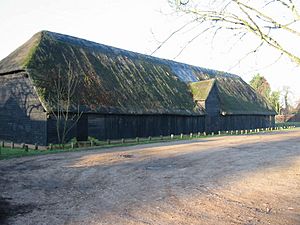 Upminster tithe barn south.jpg