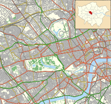 Queen Alexandra Military Hospital is located in City of Westminster