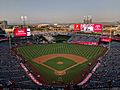 A photograph of a baseball diamond