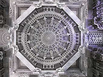 BAPS Robbinsville Mandir - interior dome