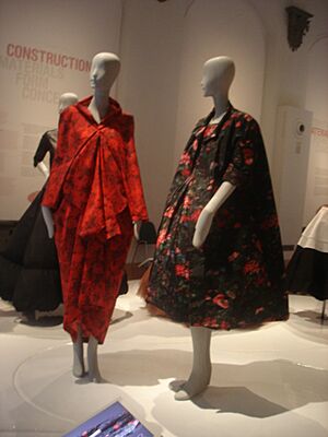 Balenciaga dresses museum display