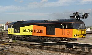 Bristol Temple Meads - Colas 60076