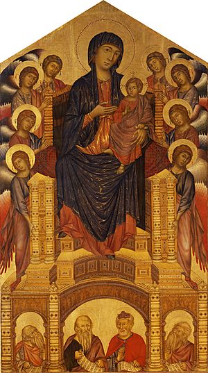 Cimabue - Maestà di Santa Trinita - Google Art Project